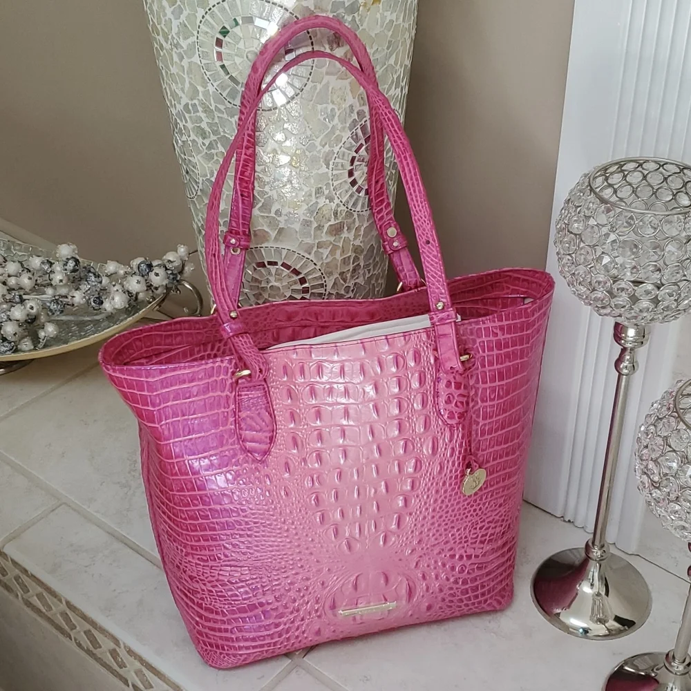 🥳🎈HOST PICK!🎈🥳 💕💝 BRAHMIN ELLEN HIBISCUS OMBRE TOTE 💝💕